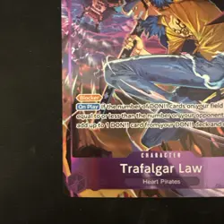 One Piece Trafalgar Law P-093 (Illustration Box 6) Alt Art Promo NM - Image 3