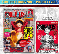 One Piece Promo Monkey D Luffy SR ST21-014 JPN Card + Magazine Vol.20 - Sealed - Image 1