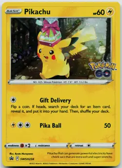 Pikachu #SWSH234 Promo,Holo SWSH: Sword & Shield Promo Cards - NM - Image 1