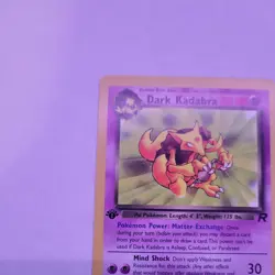 Pokemon Card - Dark Kadabra Team Rocket 39/82 Uncommon 1st Edition - Image 4