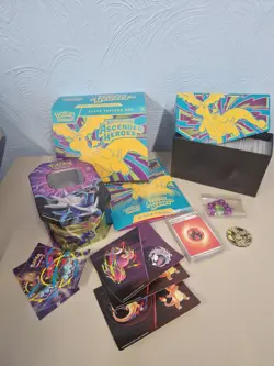 Pokemon TCG Bulk Bundle 600 Cards Job Lot Ascended Heroes Empty ETB & Extras #A - Image 1