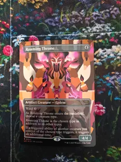 MTG Roaming Throne (Borderless) The Lost Caverns of Ixalan Foil - Image 1