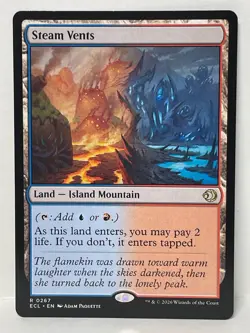 MTG Steam Vents Lorwyn Eclipsed Regular 0267 - LP - Image 1