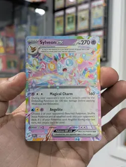Pokemon Card 2024 SYLVEON EX Double Rare 086/191 Surging Sparks NM/M - Image 2