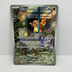 Pokemon Charmander TCG Scarlet & Violet Promo 044 Full Art Holo - Image 1