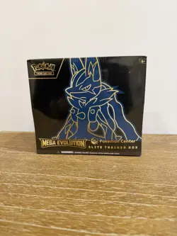 Pokemon Center Mega Evolutions Lucario Elite Trainer Box ETB New Sealed. - Image 1