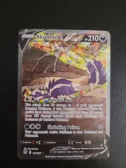 Skuntank V - 181/195 - Pokemon Silver Tempest Alternate Art Card NM - Image 1