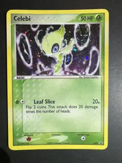 Celebi Pokemon TCG Nintendo Black Star Promos 29 Holo Card LP - Image 1