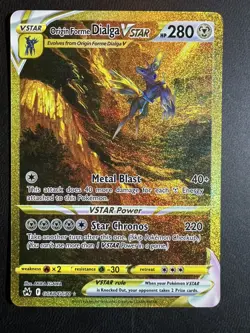 Origin Forme Dialga VSTAR Secret GG68/GG70 Pokemon Crown Zenith Galarian Gallery - Image 1