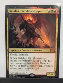 MTG Magic the Gathering Rakdos, the Showstopper (199/296) Ravnica Allegiance - Image 1