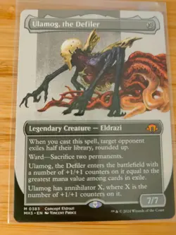 MTG Ulamog, the Defiler (Borderless) 0383 Modern Horizons 3 M/NM Free UK P&P - Image 1
