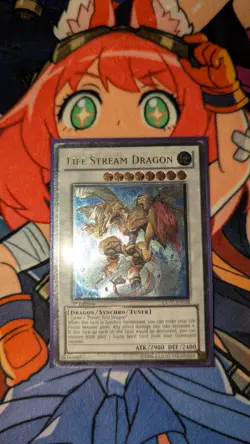 YuGiOh! | Life Stream Dragon | EXVC-EN038 Ultimate Rare | 1st Ed. MP - Image 1
