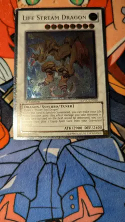 YuGiOh! | Life Stream Dragon | EXVC-EN038 Ultimate Rare | 1st Ed. MP - Image 3