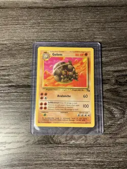 Pokemon TCG Golem Fossil 36/62 WOTC 1999 Non Holo Card English Unlimited LP - Image 1