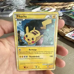Pokemon Raichu & Pikachu Card Lot - 2010, 2004 (10/123, HGSS03, 6/10) - Image 3