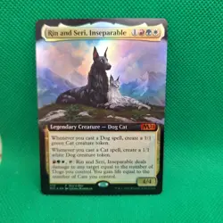 Rin and Seri, Inseparable M21 Buy-a-Box Promo Foil MTG Magic: The Gathering NM - Image 1