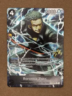 Roronoa Zoro OP10-095 One Piece CCG Rare Alt Art Holo English - Image 1
