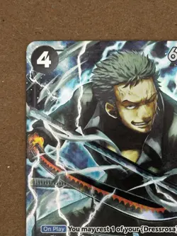 Roronoa Zoro OP10-095 One Piece CCG Rare Alt Art Holo English - Image 3