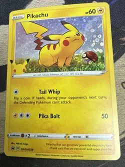 Pikachu SWSH039 Promo Pokemon General Mills NM - Image 1