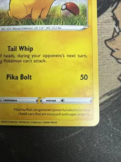 Pikachu SWSH039 Promo Pokemon General Mills NM - Image 2