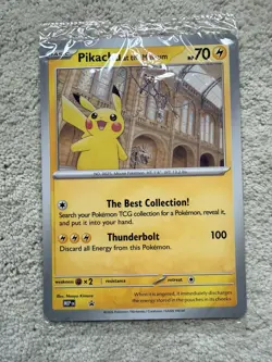 Pokemon TCG Pikachu at the Museum Promo (Jumbo) – New & Sealed - Image 1