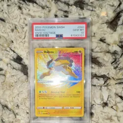 Pokemon Raikou 050/185 Amazing Rare Holo Vivid Voltage 2020 PSA 10 - Image 1