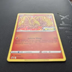 Moltres SWSH185 Holo Brilliant Stars Stamp Black Star Promo Pokemon Shinji Kanda - Image 2