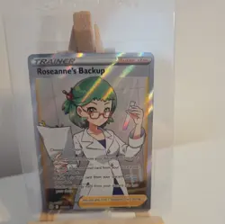 Pokemon TCG Roseanne's Backup Trainer Full Art Brilliant Stars 172/172 Fresh NM - Image 2