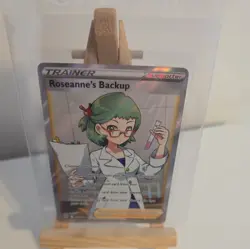 Pokemon TCG Roseanne's Backup Trainer Full Art Brilliant Stars 172/172 Fresh NM - Image 3