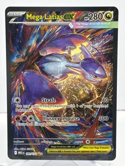 2025 Pokemon Mega Evolution Latias ex Special Illustration Rare #181/132 - Image 1
