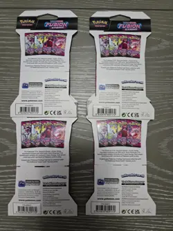 Pokemon Fusion Strike Booster Packs Factory Sealed 4 Packs Total - Image 2