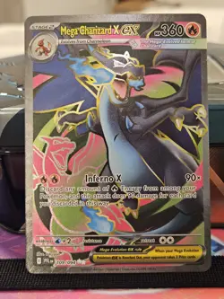 🔥 Mega Charizard 🔥 X Ex 109/94 Ultra Rare/Full art! Pokemon - PFL EN - NM/M!🔥 - Image 2
