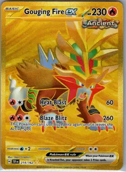 Gouging Fire ex 214/162 SV05: Temporal Forces - Pokemon Card - NM - Image 1