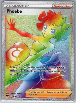 Phoebe (Secret) 175/163 SWSH05: Battle Styles - Pokemon Card - NM - Image 1