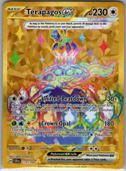 Terapagos ex 173/142 SV07: Stellar Crown - Pokemon Card - NM - Image 1