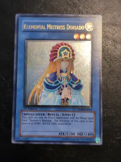 Yu-Gi-Oh! ULTIMATE RARE HOLO CARD ELEMENTAL MISTRESS DORIADO TLM-EN034 1ST VLP - Image 1