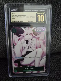 PSA 10 Carrot 029 One Piece Premium Card Collection Girls Edition 2023 Japanese - Image 1