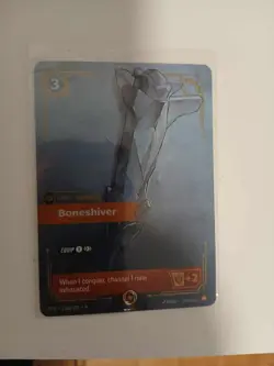 Boneshiver - Riftbound - SFD 118a/221- English - Bologna Regional Promo Card NM - Image 1