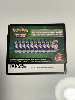 Pokemon TCG Online - 1xEvolutions Mega Blastoise XY12 ETB Code Cards - Image 1