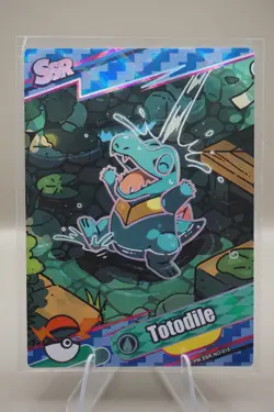 Totodile PM-SSR No. 018 SSR - Eif Origin 4.0 Non-TCG Pokemon Card - US Seller - Image 1