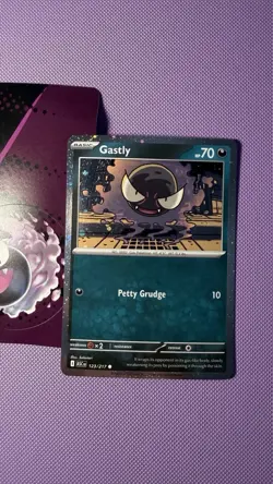 Gastly 123/217 Cosmo Holo Promo Ascended Heroes Pokemon Card - Pack Fresh NM - Image 3