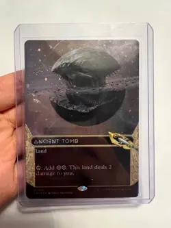 Ancient Tomb (0091) (Borderless) (Galaxy Foil) Edge of Eternities: Stellar... - Image 1