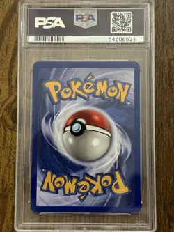1999 Pokemon Fossil Geodude 1st Edition PSA 7 - Image 2