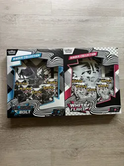 Pokemon Black Bolt & White Flare Binder Collection Bundle - New & Sealed ✅🚚 - Image 1