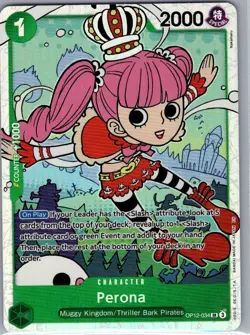 Perona OP12-034 SR Legacy of the Master - One Piece Card - NM - Image 1