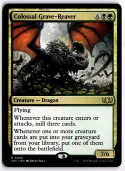 Colossal Grave-Reaver NM TDC Commander: Tarkir: Dragonstorm MTG - Image 1