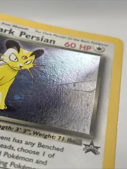 Pokemon Card - Dark Persian 17 Holo WOTC Black Star Promo - Image 2