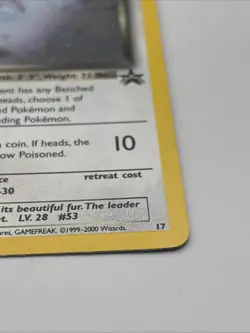 Pokemon Card - Dark Persian 17 Holo WOTC Black Star Promo - Image 4