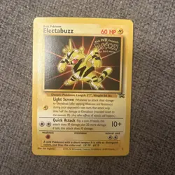Pokemon TCG Electabuzz Wizards Black Star Promos 2 Promo Movie #2 1999 LP - Image 1
