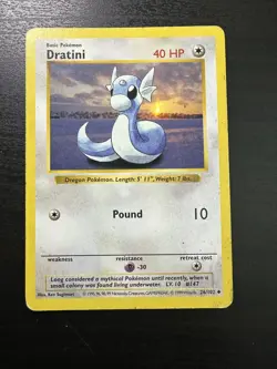 Dratini (Shadowless) - 26/102 Base Set - WOTC - Pokemon TCG - LP - Image 1